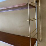 Vintage string style golden shelf