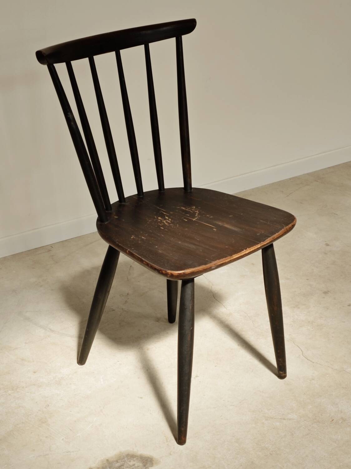 Danish office chair in solid wood