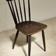 Danish office chair in solid wood