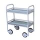 Vintage metal dessert trolley, openwork, 1950s.