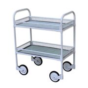 Vintage metal dessert trolley, openwork, 1950s.
