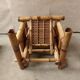 Cube bamboo armchair