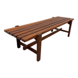 Vintage Scandinavian teak coffee table in the 60s