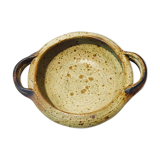 Brutalist sandstone hollow flat, handcrafted, vintage 70s