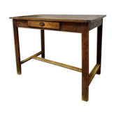 Vintage farmhouse table with drawer