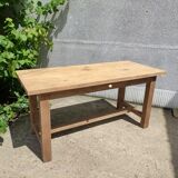Solid oak farmhouse table