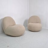 Pair of curled chairs