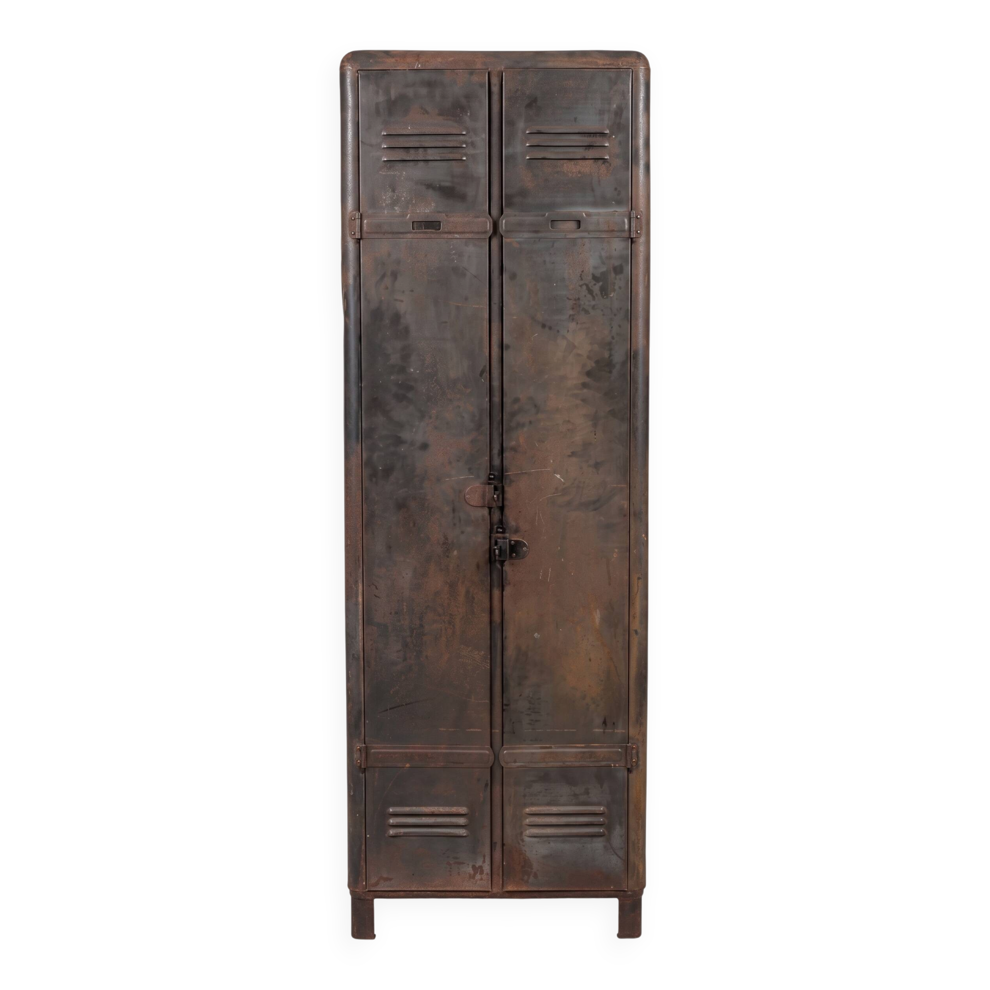Vintage factory metal cabinet