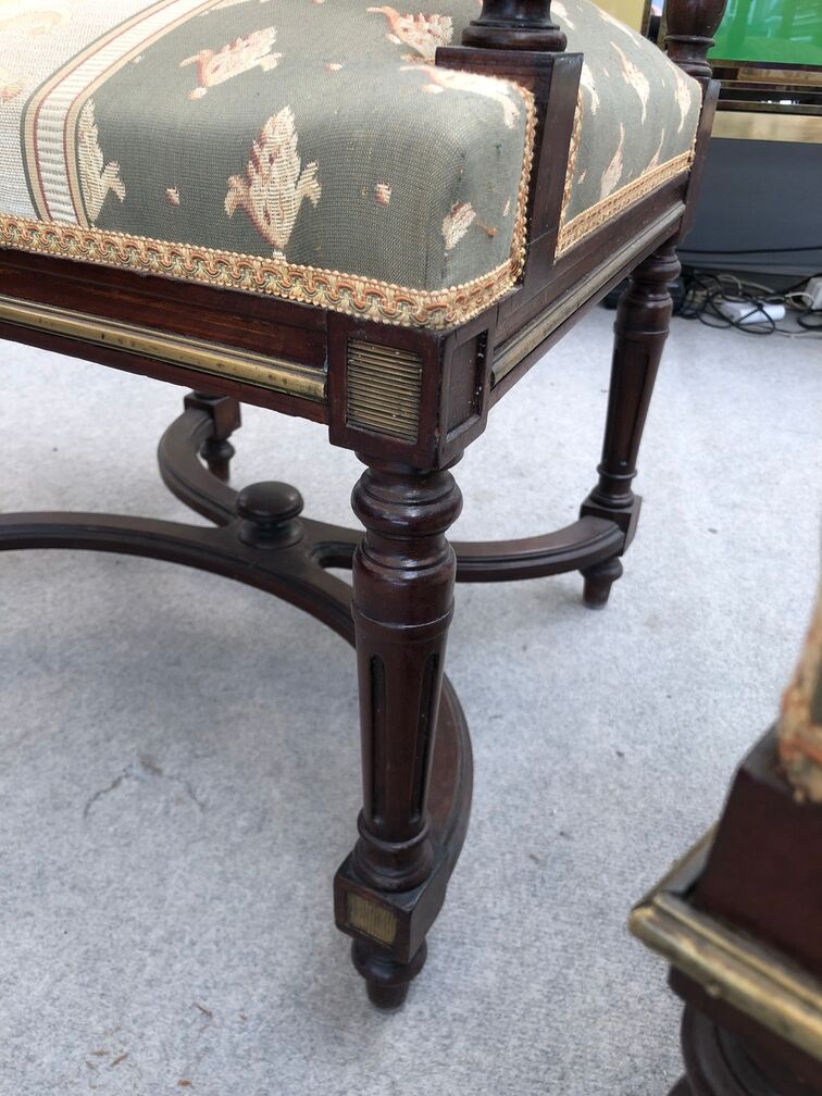 Pair of nineteenth century armchairs