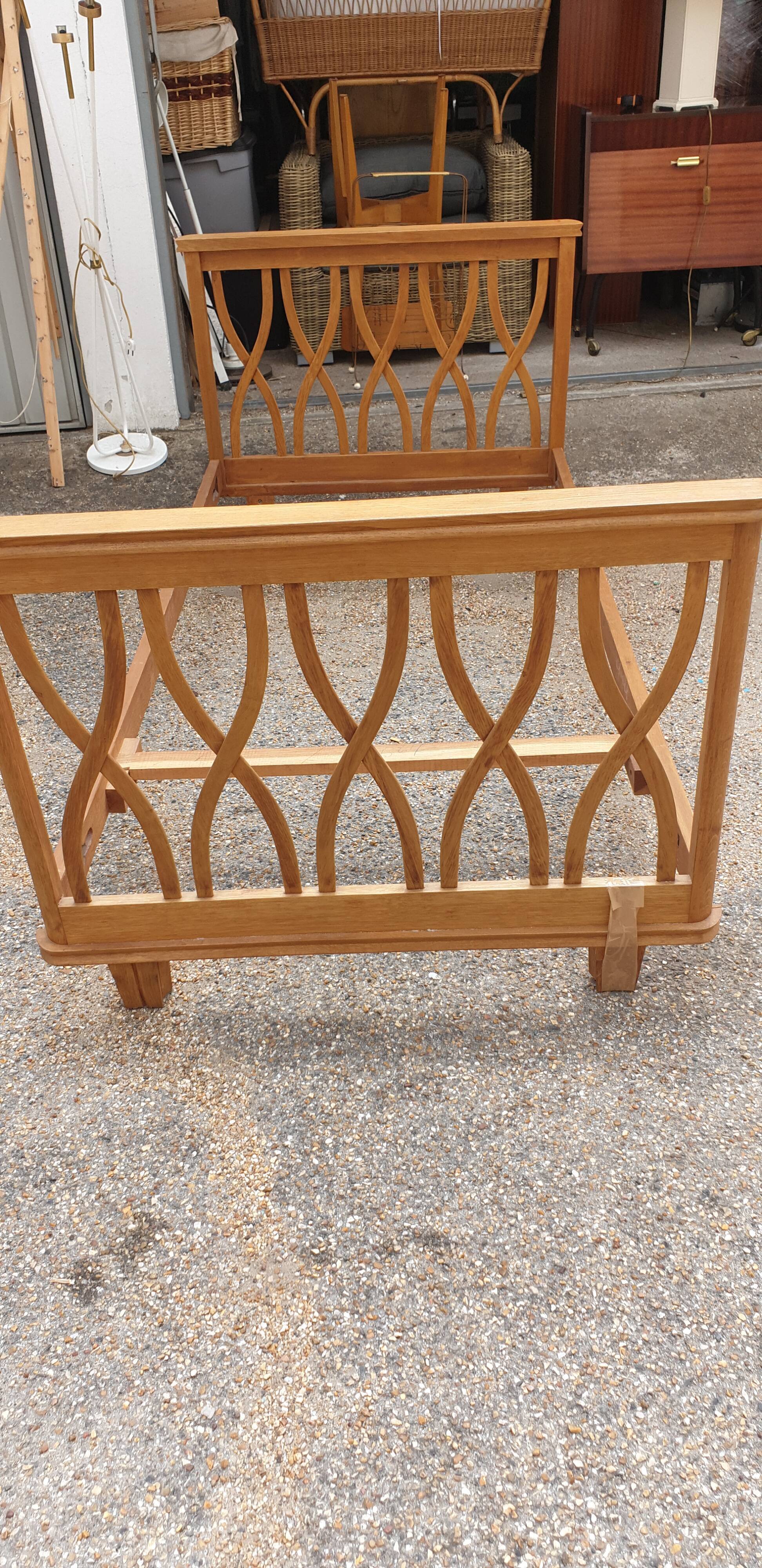 Wooden bed from the 60s