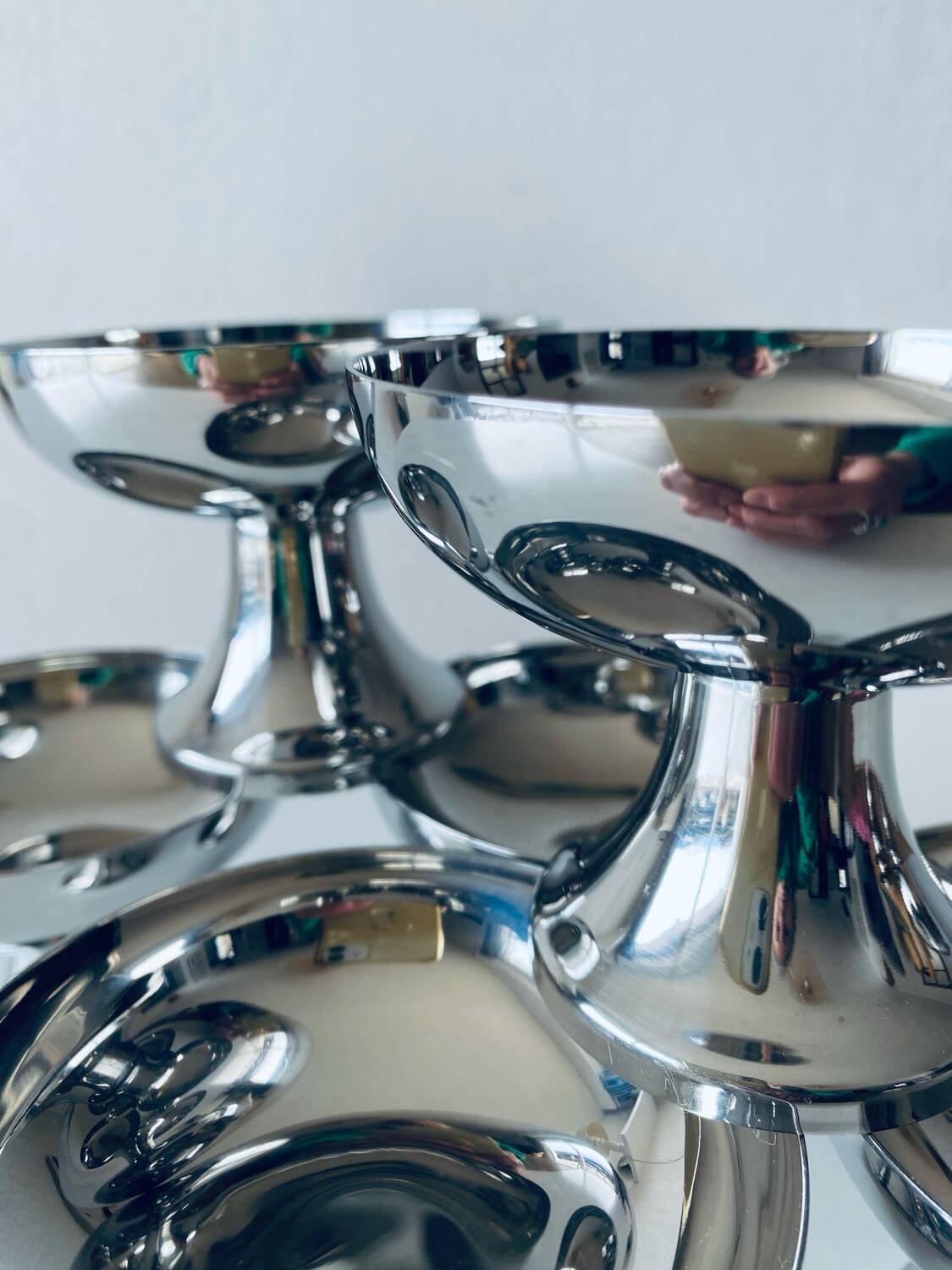 Stainless steel ice cream cups