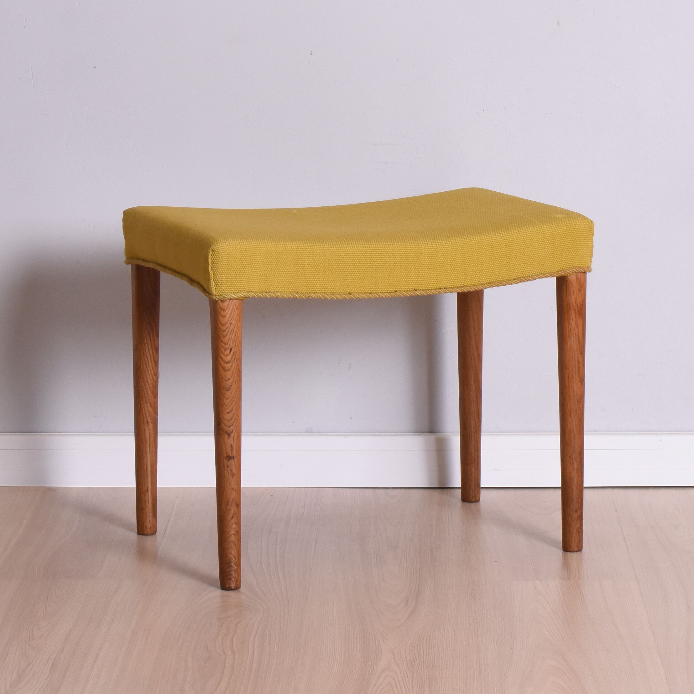 Oak footstool, Denmark, 1960s