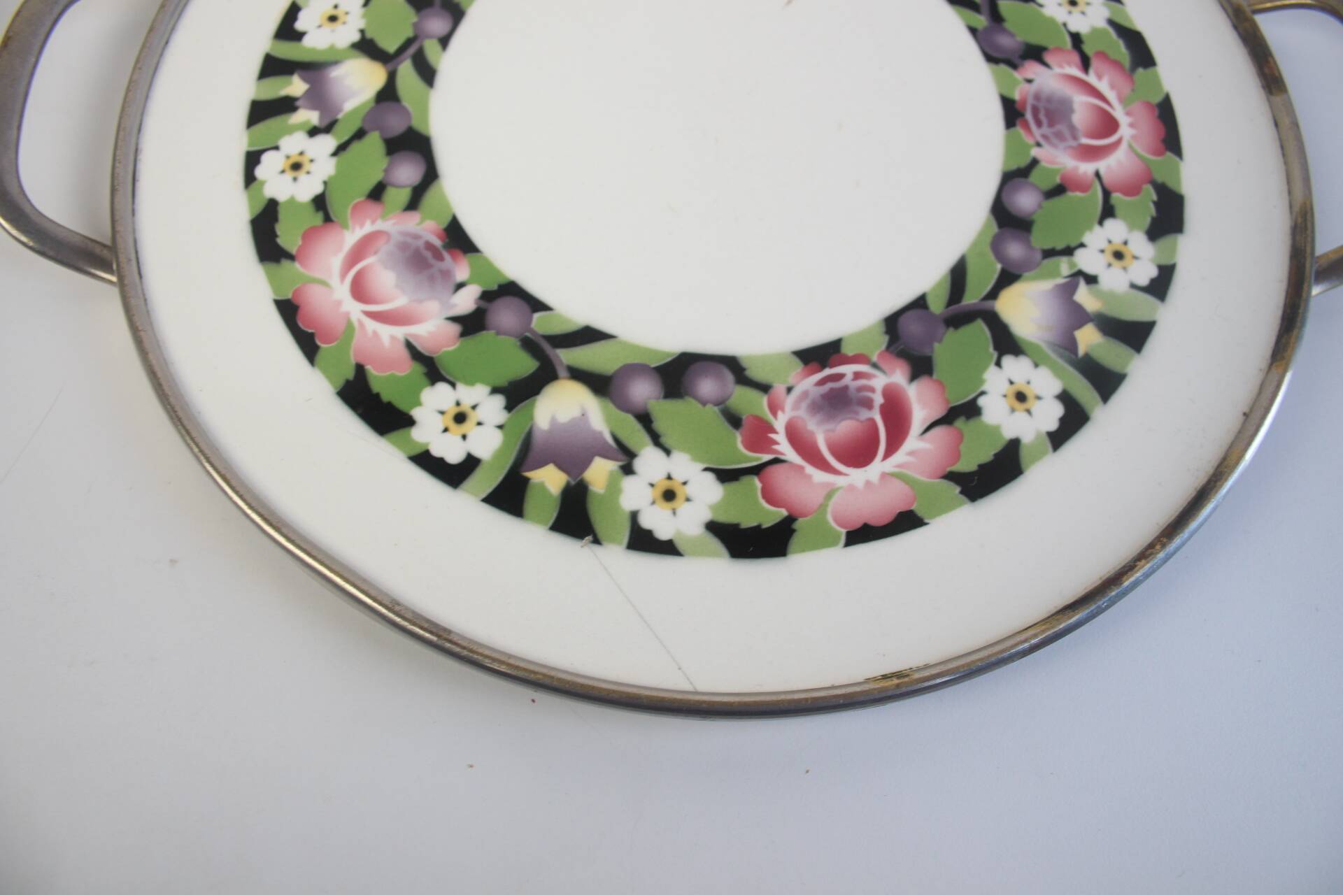 Art Deco Porcelain Tray, Czechoslovakia, 1930's.