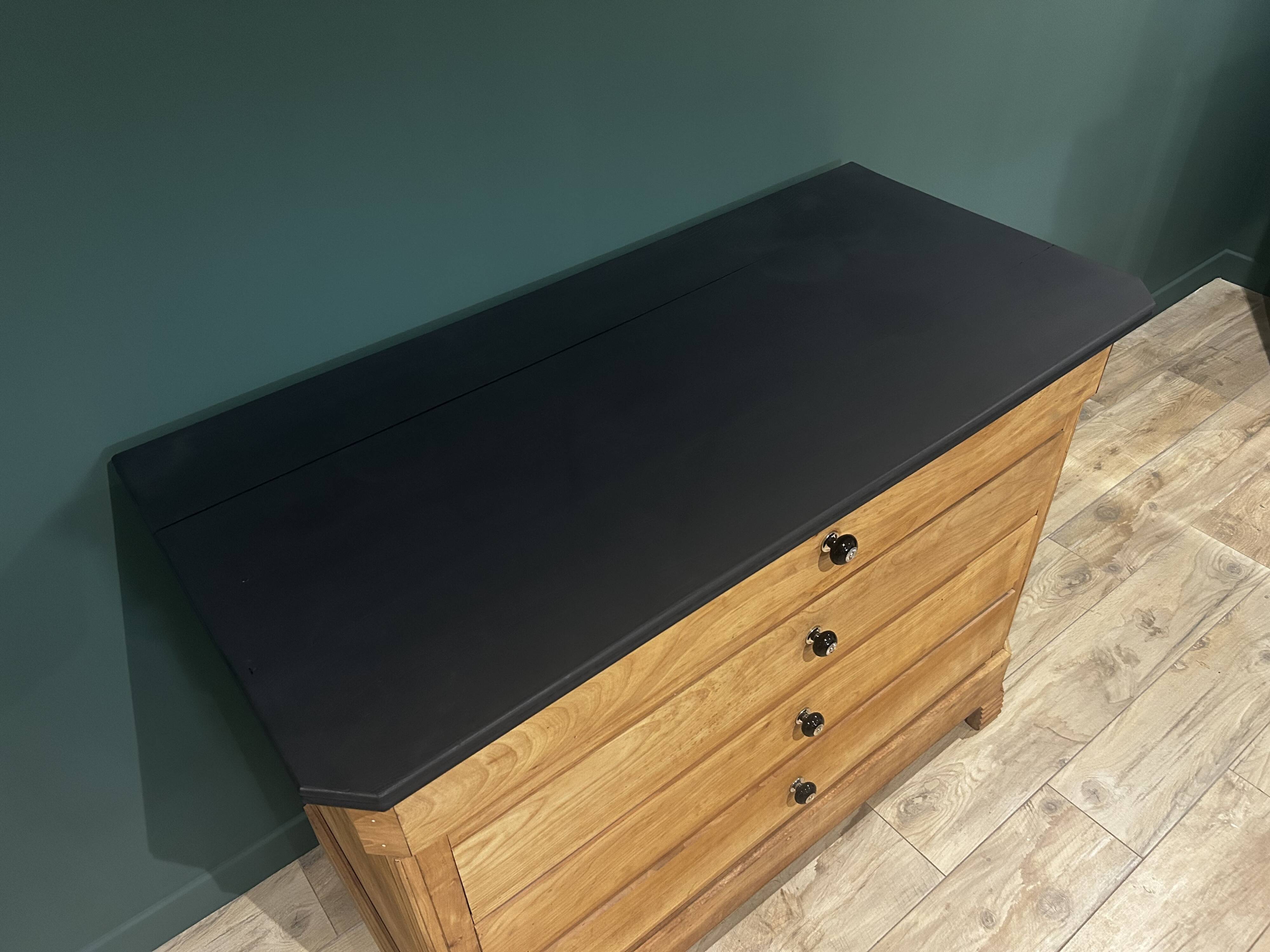 Louis Philippe solid wood chest of drawers