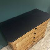 Louis Philippe solid wood chest of drawers