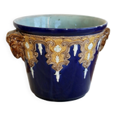 Antique cache-pot Gustave De Bruyn Fives-Lille - 19th century - Glazed ceramic