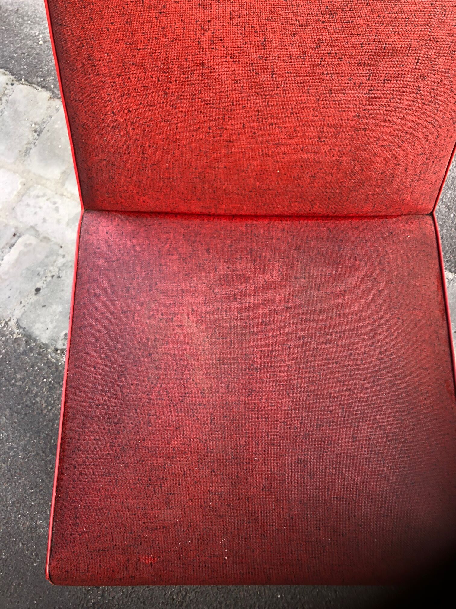 Vintage chairs skaï foot compass