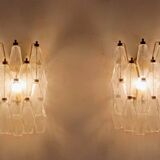 Murano glass wall sconces from Italy