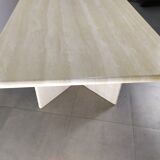 Coffee table marble travertine