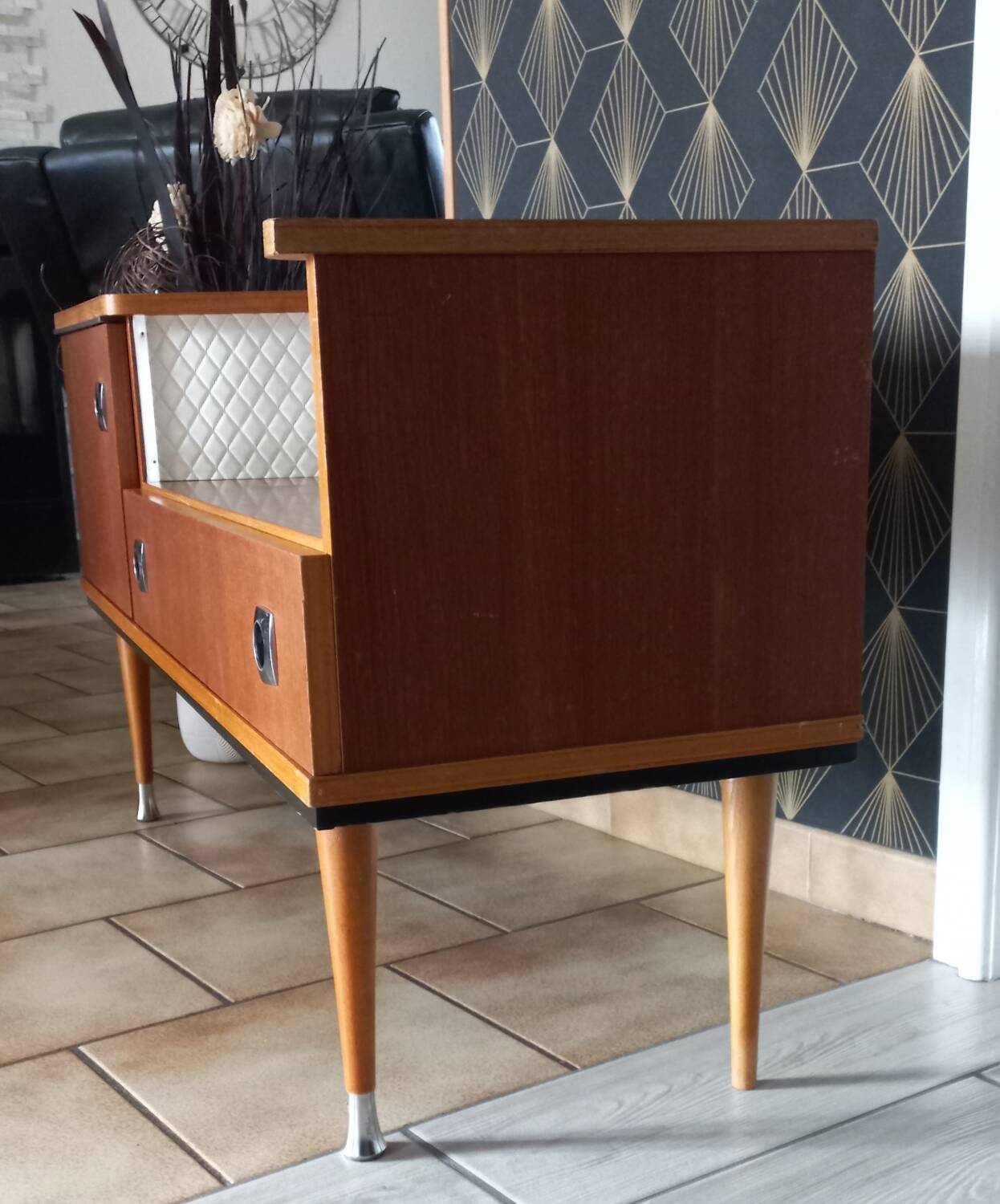 Old telephone or entrance cabinet