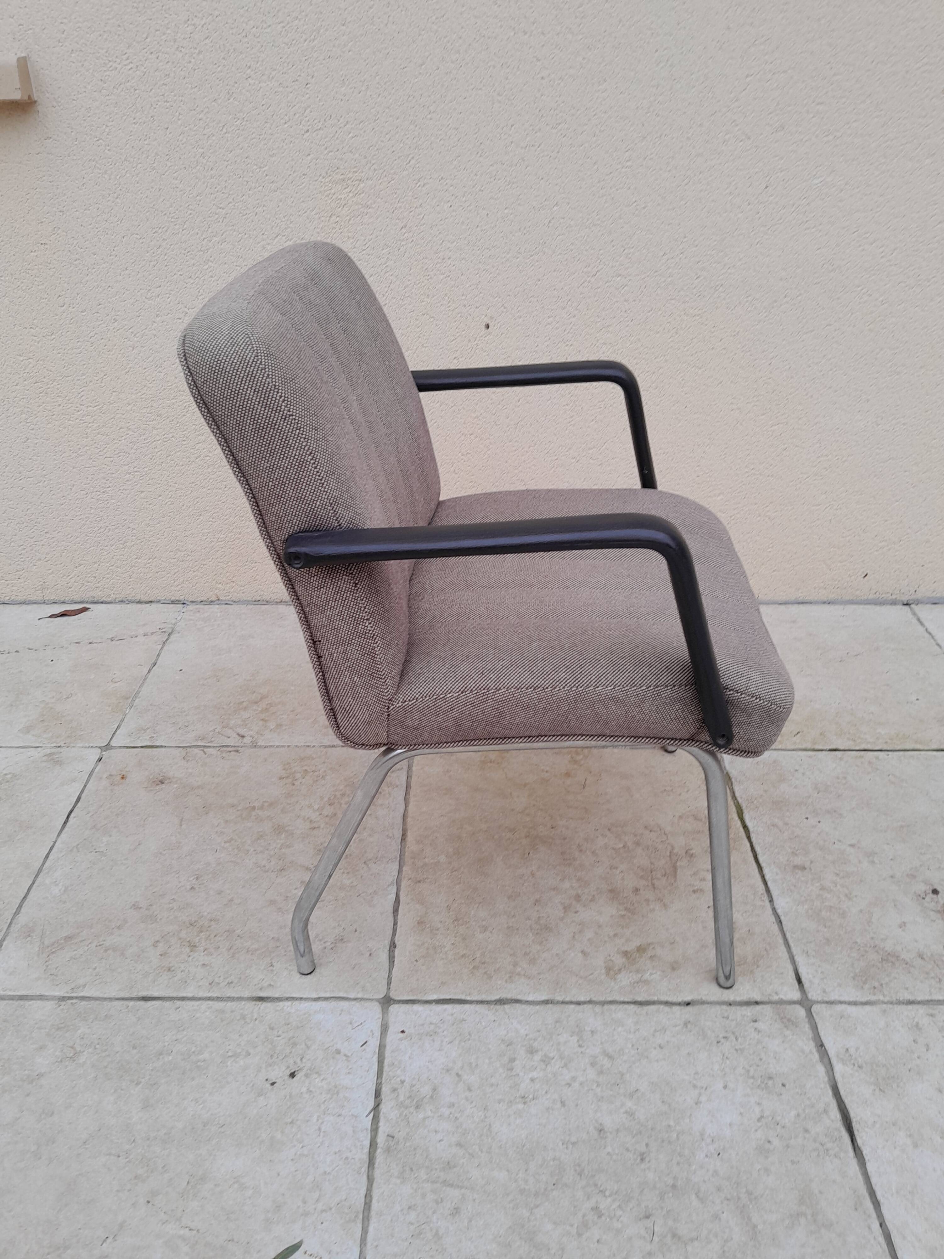 Vintage mottled designer office armchair