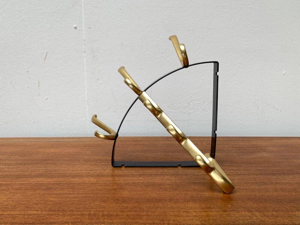 Mid-century metal corner coat rack, 1960s
