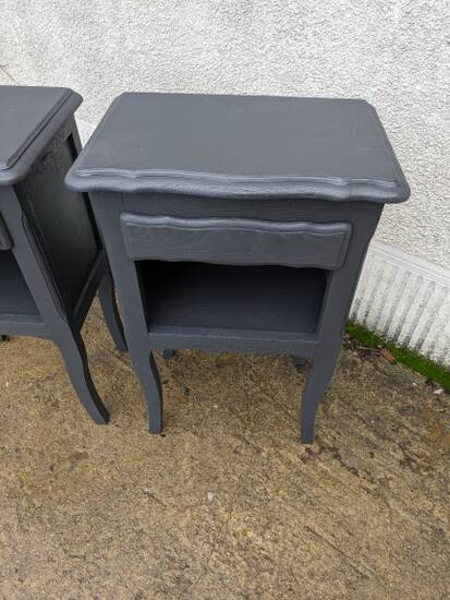 Pair of bedside tables, nightstands