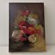 Small oil on canvas bouquet of flowers