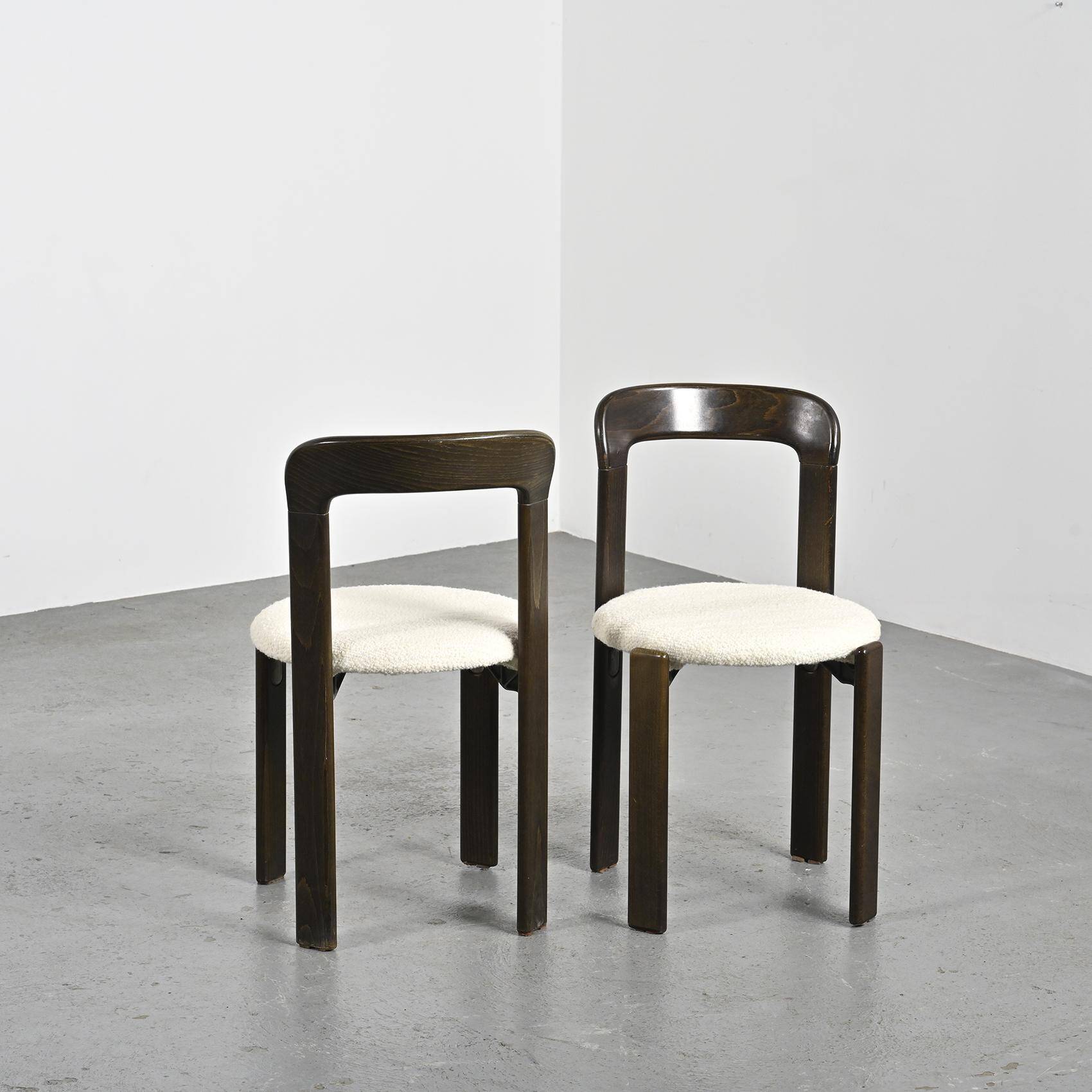 Pair of chairs by Bruno Rey, circa 1971
