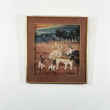 Ensemble de 3 peintures thaïlandaises, Rattanakosin, XIXème siècle