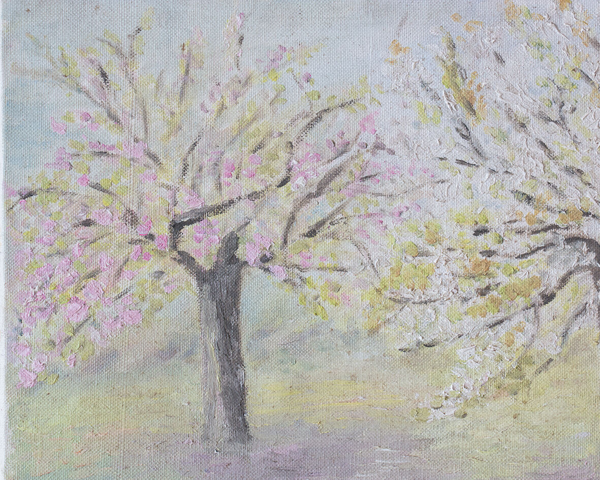 Painting "The cherry trees"