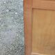 Vintage chest of drawers from the 50s in solid oak legs compass 4 drawers