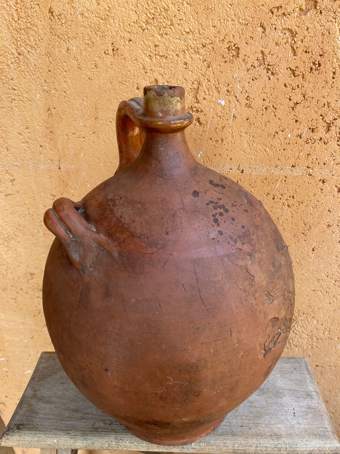 Glazed stoneware carboy