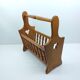 Oak magazine holders