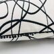 Coussin rectangulaire noir et blanc modèle Sophia