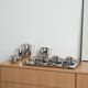 Coffee and tea set, Italian design, 1980s, made in Italy