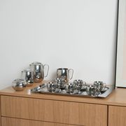 Service à café et à thé, design italien, années 1980, fabriqué en Italie.