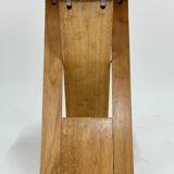 Suzy DLG Roger Tallon Wood Stool - no Charlotte Perriand - Vintage