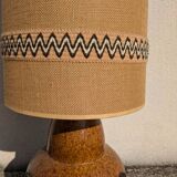 Vintage ceramic floor lamp signed Baudin vintage 1960 1970