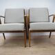 Armchairs by Selman Selmanagic for VEB Deutsche Werkstätten Hellerau, 1950s, Set of 2