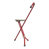 Midcentury Ulisse Folding Stool designed by Ivan Loss, Sandrigarden, Italy, 1981
