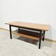 Vintage 1970s Wooden Coffee Table with Lower Shelf – Mid-Century Moder