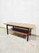 Vintage 1970s Wooden Coffee Table with Lower Shelf – Mid-Century Moder