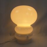 Lampe verre 70s vintage space age art déco