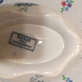 Small Sarreguemines Royat Blue Lotus Soup Tureen