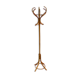 Coat rack in natural bamboo