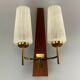 60s 70s wall light wall lamp lamp wall bag lamp teak design 60s 70s