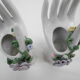 Pair of vintage ring holders ring holders stand shabby decor