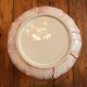 Old vintage pink and white hydrangea-shaped CLF cache pot