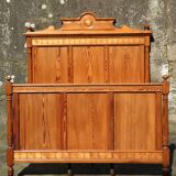1900 bed in pitch pine 193 x 120